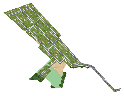 Planta Humanizada do Loteamento Village do Bosque